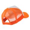 Cotton Trucker Cap-Neon Orange OSFM view 3