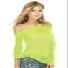 Back From Bali Womens Sheer Poncho Shrug Bolero, Lightweight Summer Shrug Pullover Sweater Lime view 2