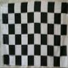 2x3 ft Black and White Checkered Nascar rough tex knitted flag 2'x3' banner