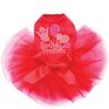 Birthday Princess - Dog Tutu Dress, XL Red view 1