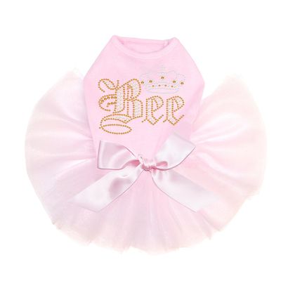 Queen Bee - Dog Tutu Dress, S Pink