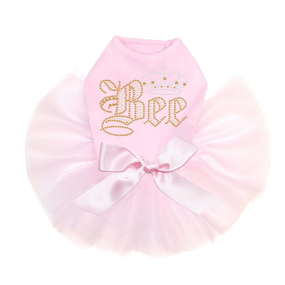 Queen Bee - Dog Tutu Dress, S Pink
