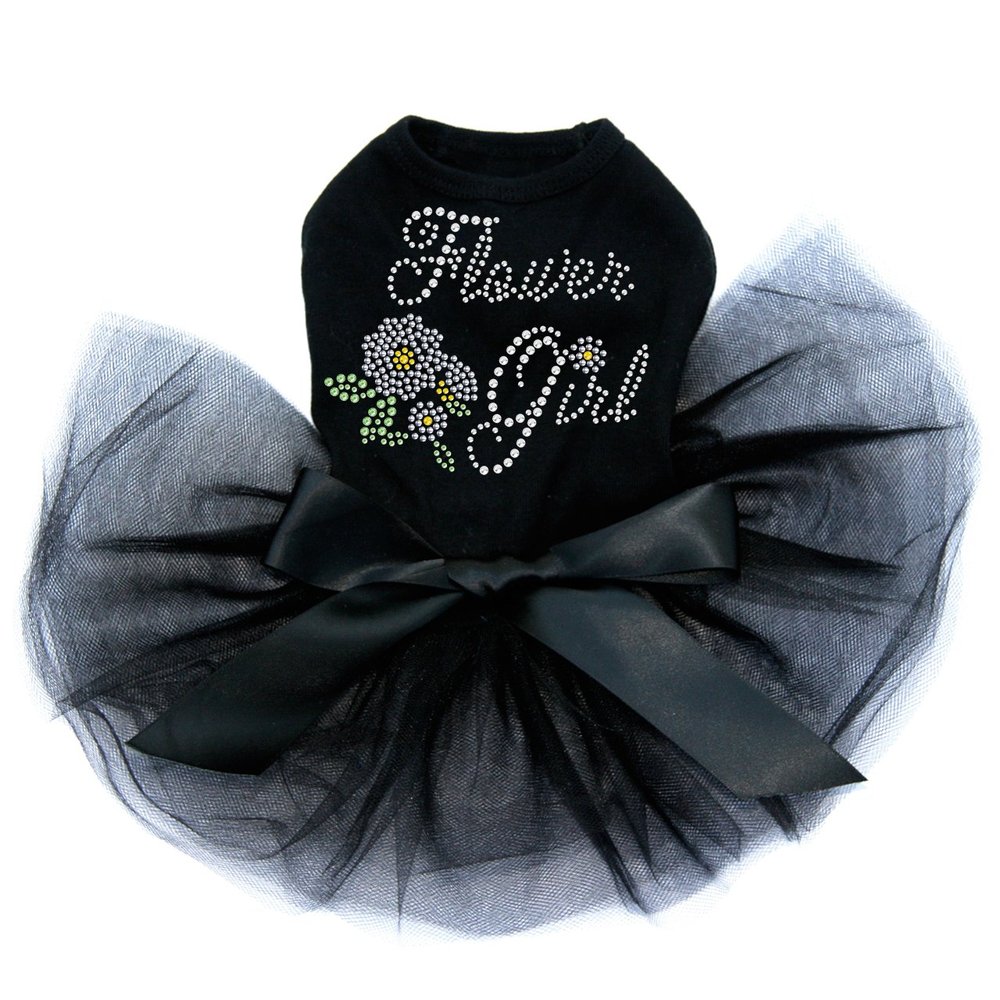 Flower Girl - Dog Tutu Dress, 4XL Black