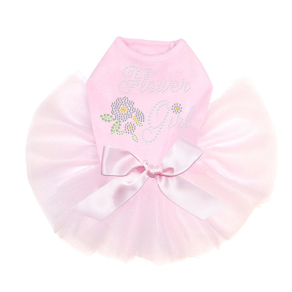 Flower Girl - Dog Tutu Dress, 4XL Pink