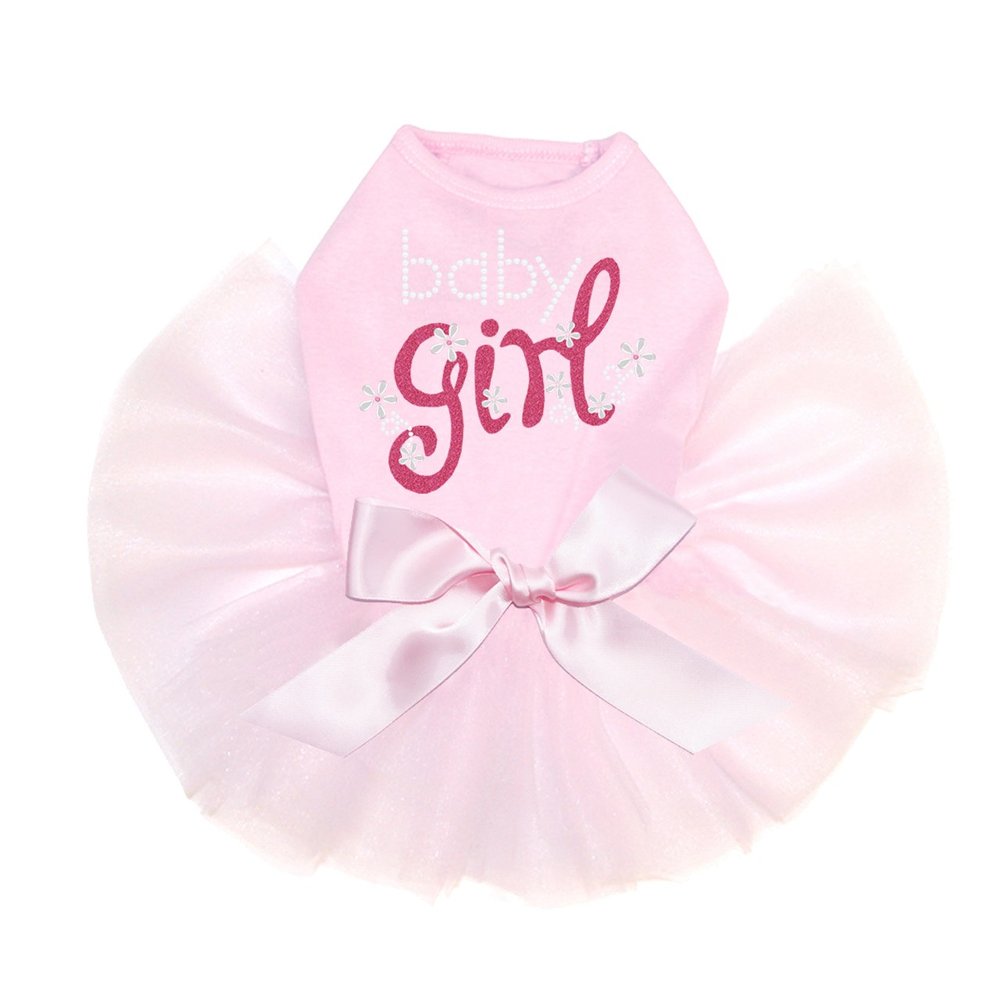 Baby Girl #2 - Dog Tutu Dress, XL Pink