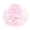 Little Sister - Fuchsia - Dog Tutu Dress, S Pink view 1