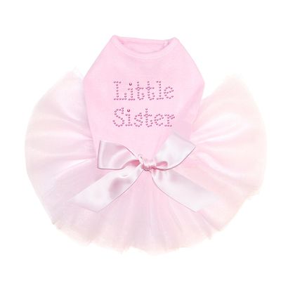 Little Sister - Fuchsia - Dog Tutu Dress, 2XL Pink