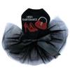High Maintenance Red Heels & Purse - Dog Tutu Dress, XS Black view 1