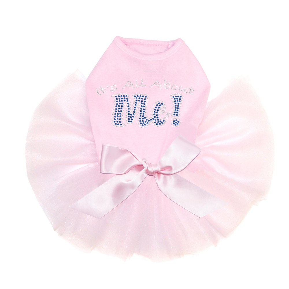 It's All About Me - Dog Tutu Dress, S Pink