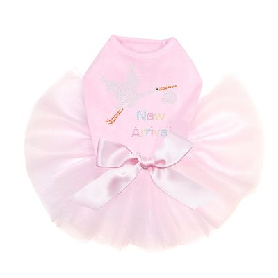 Stork - Dog Tutu Dress, M Pink