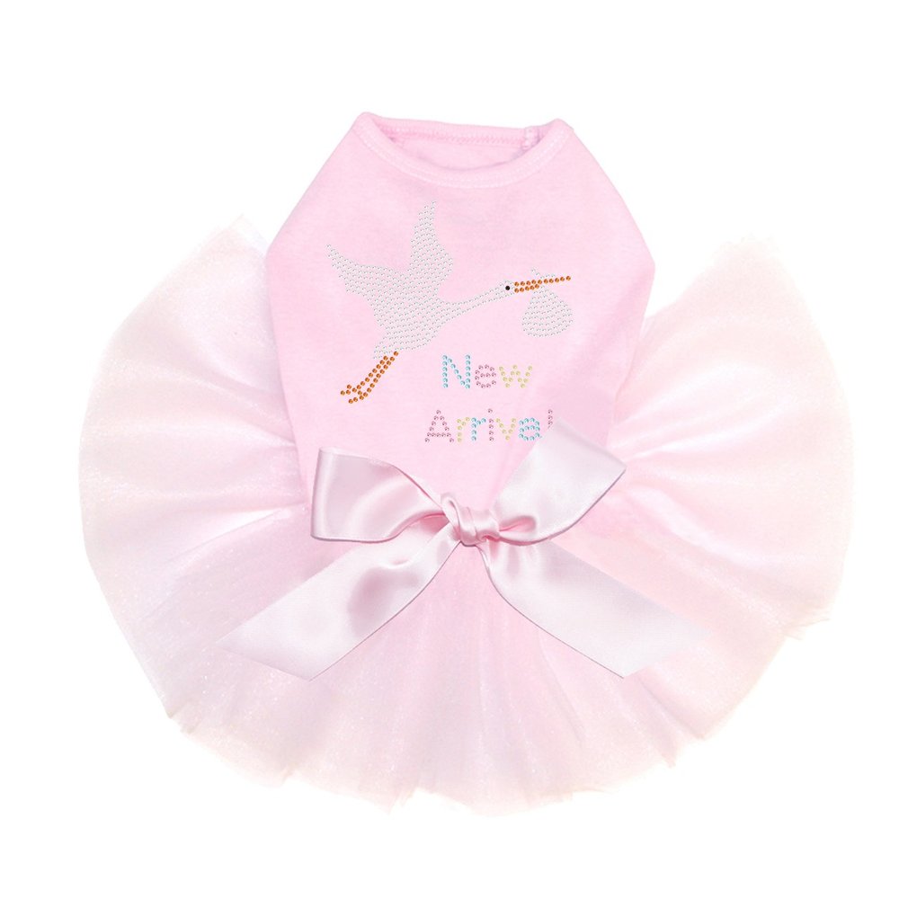 Stork - Dog Tutu Dress, M Pink