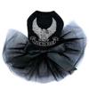 Live to Ride Eagle - Dog Tutu Dress, M Black view 1