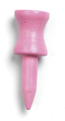 1 1/4" Inch Step Down Golf Tees | Made from Natural Hard Wood | Strong, Light Weight & Biodegradable Material | Pack of 100 Pink