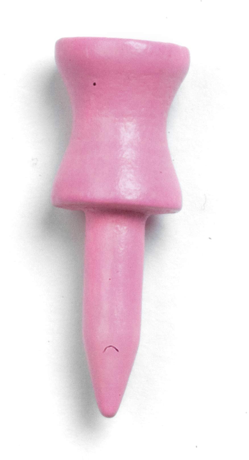 1 1/4" Inch Step Down Golf Tees | Made from Natural Hard Wood | Strong, Light Weight & Biodegradable Material | Pack of 100 Pink