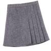 Basic Skirts Women Asymmetry Mini Flared Skater Skirt Thick (S, Grey) view 1