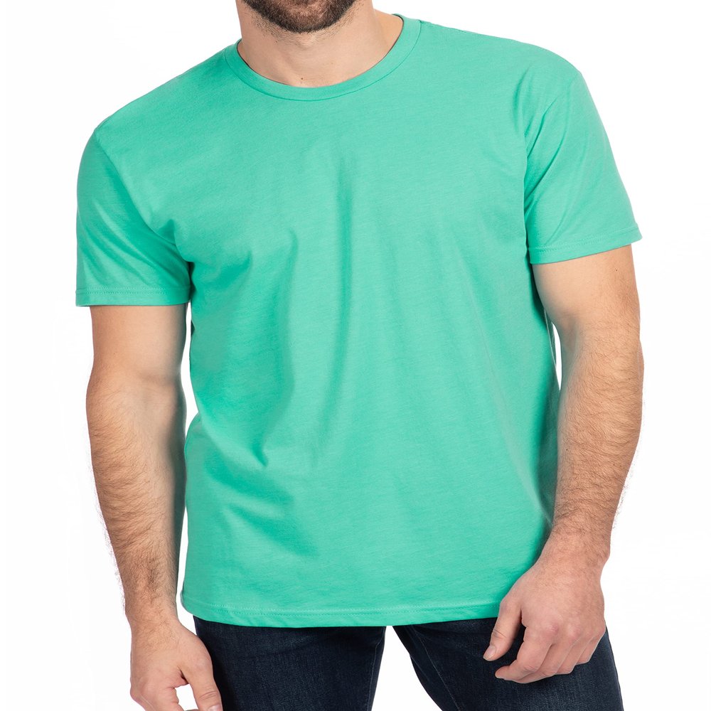 Next Level Men's CVC Crew M TAHITI BLUE