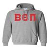 Mega Greek Mens Beta Theta Pi Hooded Sweatshirt XX-Large Sports Grey view 1