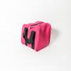 BuyBocceBalls Listing - 73mm Metal Bocce/Petanque Set with Silver Balls and Heavy Duty Pink Nylon Bag - Single view 3