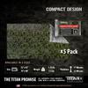 TITAN Survival Mylar Survival Blankets 5 Pack 52 x 82 - 90% Heat Retention & Waterproof Design - Emergency Blanket Cold Weather Protection & Survival Kits - Durable Space Blanket for Outdoor Use view 3