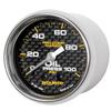 AutoMeter Gauge, Oil Pressure, 2 1/16", 100Psi, Mechanical, Marine Carbon Fiber (200790-40) view 2