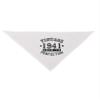 TOOLOUD 80th Birthday Vintage Birth Year 1941 Printed White Dog Bandana 26" view 1