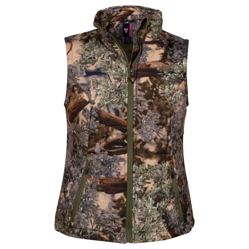 King's Camo Women's Hunter Loft Vest, Desert Shadow, Small
