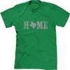 Blittzen Mens T-Shirt Home Texas State O, S, Green view 1