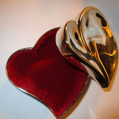Winthrop Jewelry Box Heart Shaped