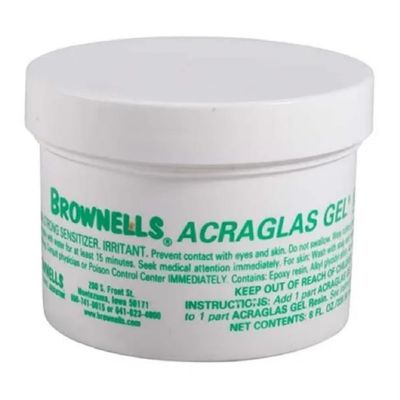 Brownells Acraglas Gel Resin 8oz - 081-017-117