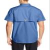 Columbia Men's Standard Bonehead Short Sleeve Shirt, Vivid Blue, Small view 2