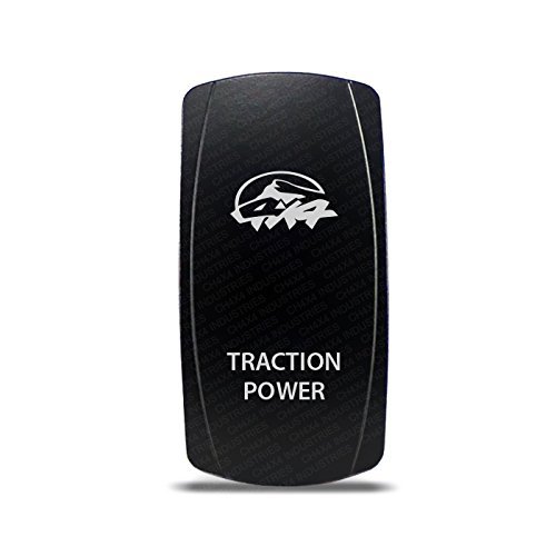 CH4x4 Rocker Switch Traction Power Symbol - Blue LED