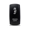CH4x4 Rocker Switch Dragon Lights Symbol 2 - Blue LED view 1