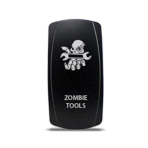 CH4x4 Rocker Switch Zombie Tools Symbol 5 - Amber LED