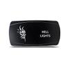 CH4x4 Rocker Switch Hell Lights Symbol 2 - Horizontal - White LED view 1