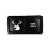 CH4x4 Rocker Switch V2 Deer Lights Symbol - Horizontal - Amber LED view 1