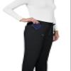 KOI Lite Peace Women's 6-Pocket Stretch Scrub Pants Black Small view 3