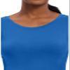 Healing Hands Women's Underscrub Soft Knit Melissa Longsleeve Scrub Tee with Breathable & Easy Care Fabric Plus Size 5047, 3XL, Royal view 2