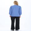 Natural Uniforms Warm Up Scrub Jacket-Ceil Blue-4X-Large view 4