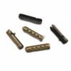 fujiyuan 200 pcs Shoelace Bullet Metal Ends Aglet Tip Replacement for Shoe Lace Color Bronze view 1