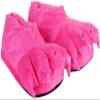 FashionFits Unisex Soft Plush Home Slippers Animal Costume Paw Claw Shoes Fuschia M view 4