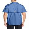 Columbia Men's Standard Bonehead Short Sleeve Shirt, Vivid Blue, Medium view 2