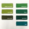 COUVER Extra Thick Cotton Sweatband Extended Size Bright Green 1 Pack view 4