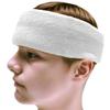 COUVER Extra Thick Cotton Sweatband Extended Size White 1 Pack view 2