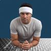 COUVER Extra Thick Cotton Sweatband Extended Size White 1 Pack view 4