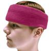 COUVER Extra Thick Cotton Sweatband Extended Size Hot Pink 1 Pack view 2