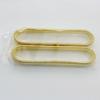 NewSilkRoad Men's Shirt Sleeve Metal Armbands/Garters/Holders (Gold) view 3