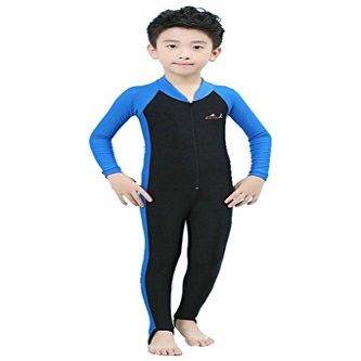 Cokar Long Sleeve One Piece Swimsuit UPF 50+ Rashguard Pink for Kids