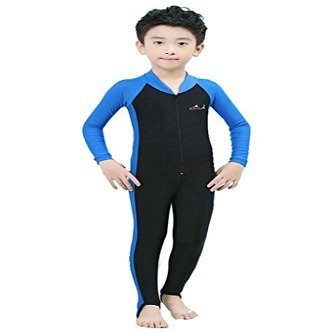 Cokar Long Sleeve One Piece Swimsuit UPF 50+ Rashguard Pink for Kids