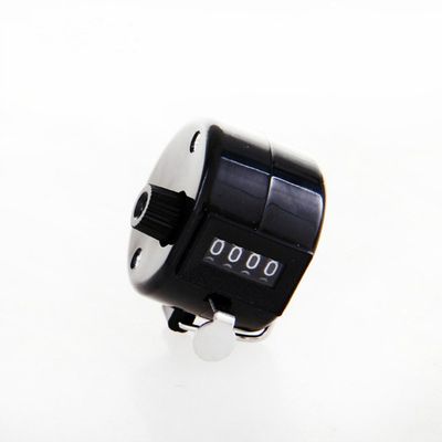 Jiusheng Pack of 3 Black Hand Held Tally Digit Mechanical Clicker Counter