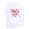 Tattoo Heart with Arrow - Dog Shirt, S White view 1